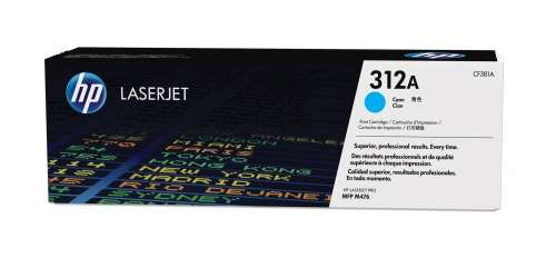 Tóner HP 312A Cian (CF381A, 2,700 páginas)