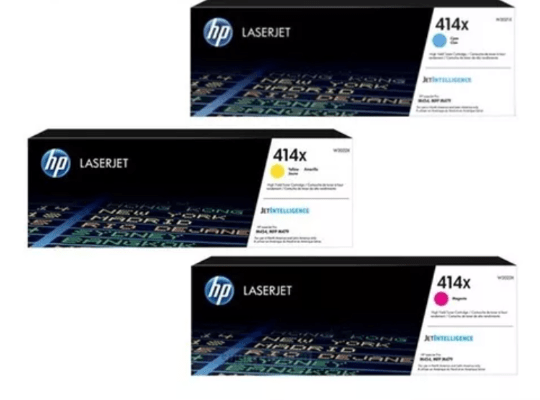Kit HP 3 414X (W2021X-W2022X-W2023X, de 7,500 páginas)