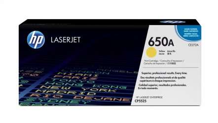 Tóner HP 650A Amarillo (CE273A, 15,000 páginas)