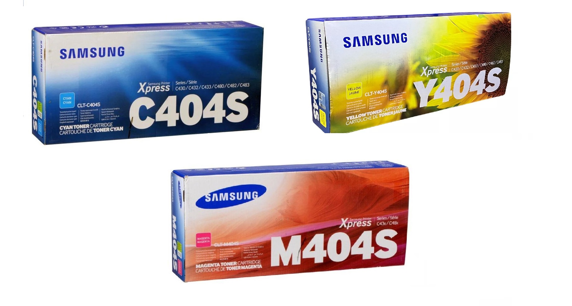 Kit Toner Para Samsung 404S 3 Colores