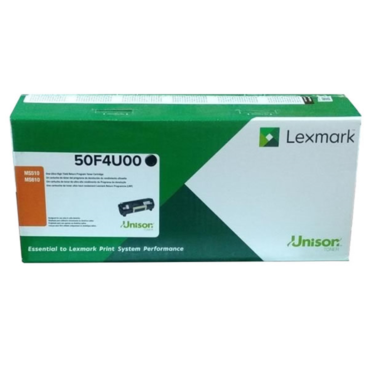 Toner Lexmark 50F4U00 Negro