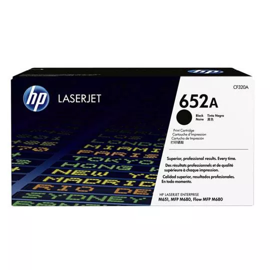 Tóner HP 652A Negro (CF320A, 11,500 páginas)