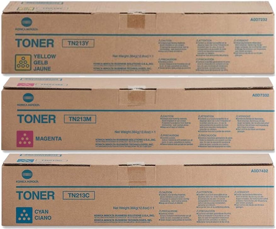 Juego de 3 Toner Konica