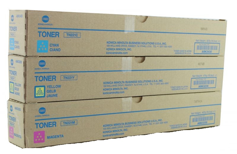 Juego de 3 Toner Konica