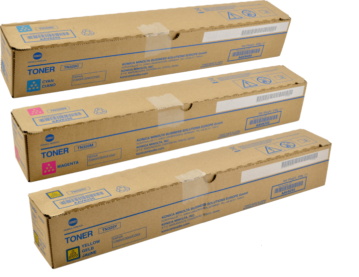 Juego de 3 Toner Konica