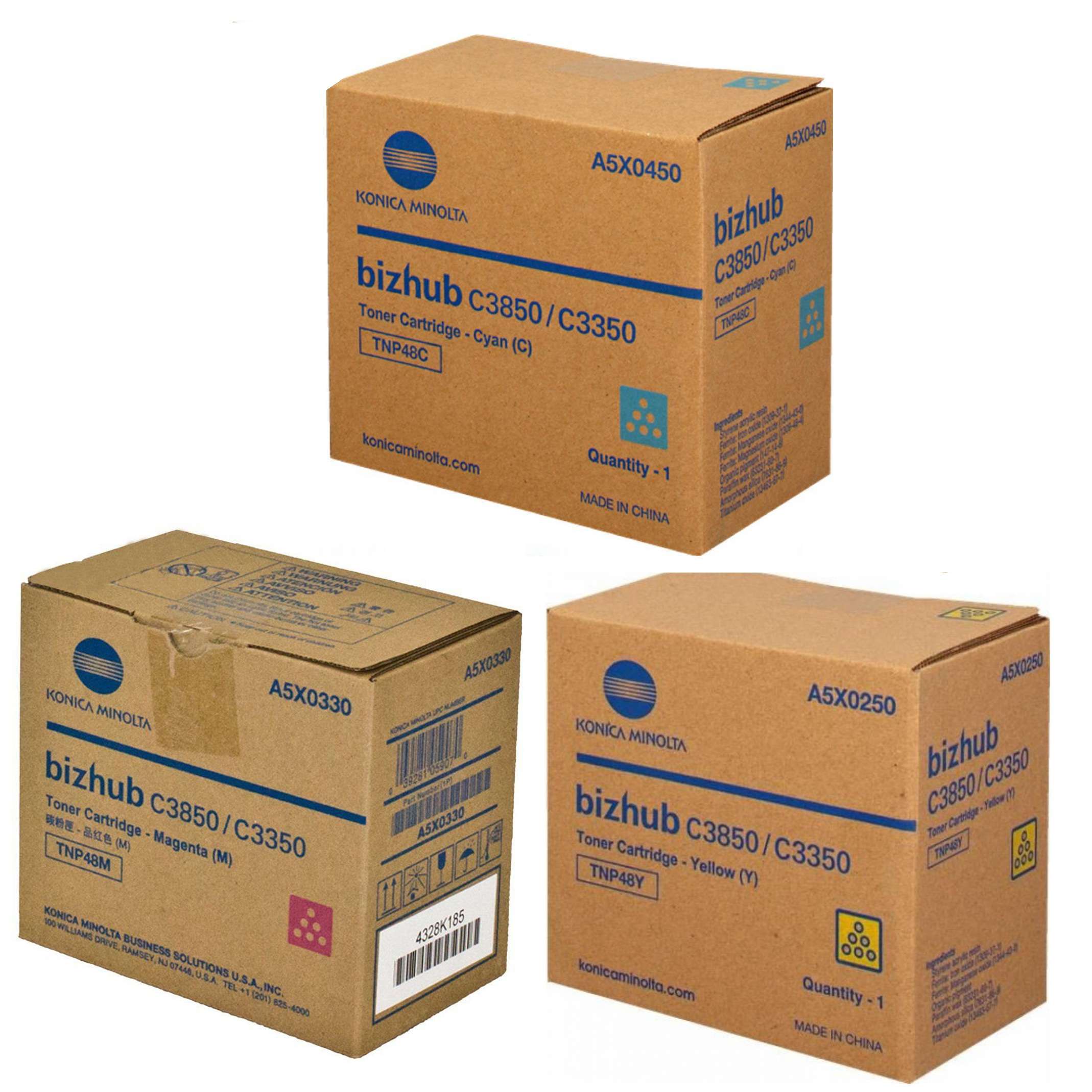 Juego de 3 Toner Konica