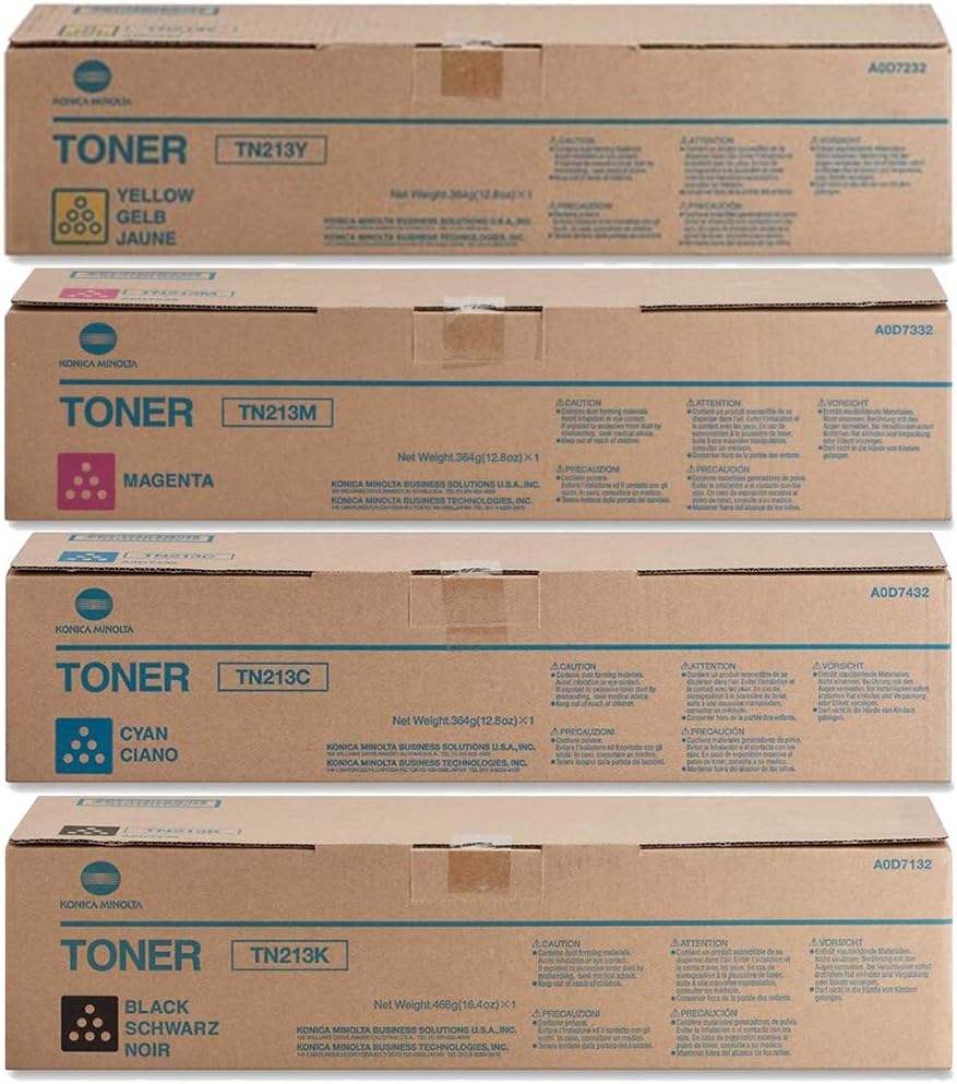 Juego de 4 Toner Konica