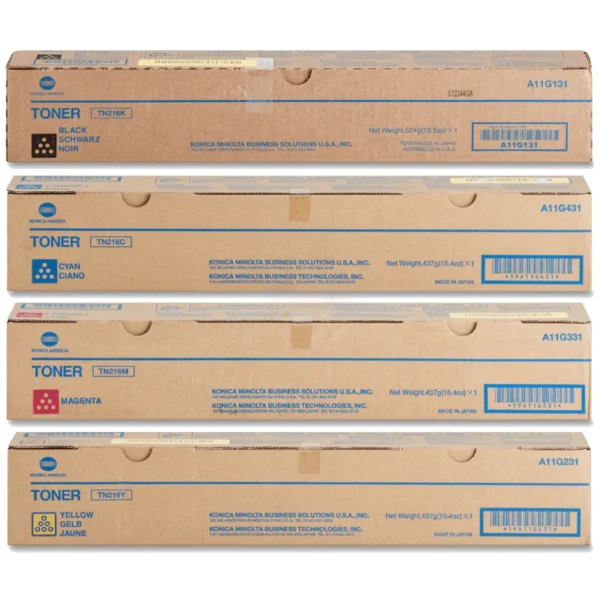 Juego de 4 Toner  Konica