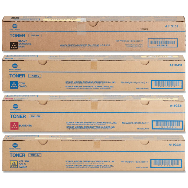Juego de 4 Toner Konica