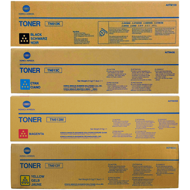 Juego de 4 Toner Konica