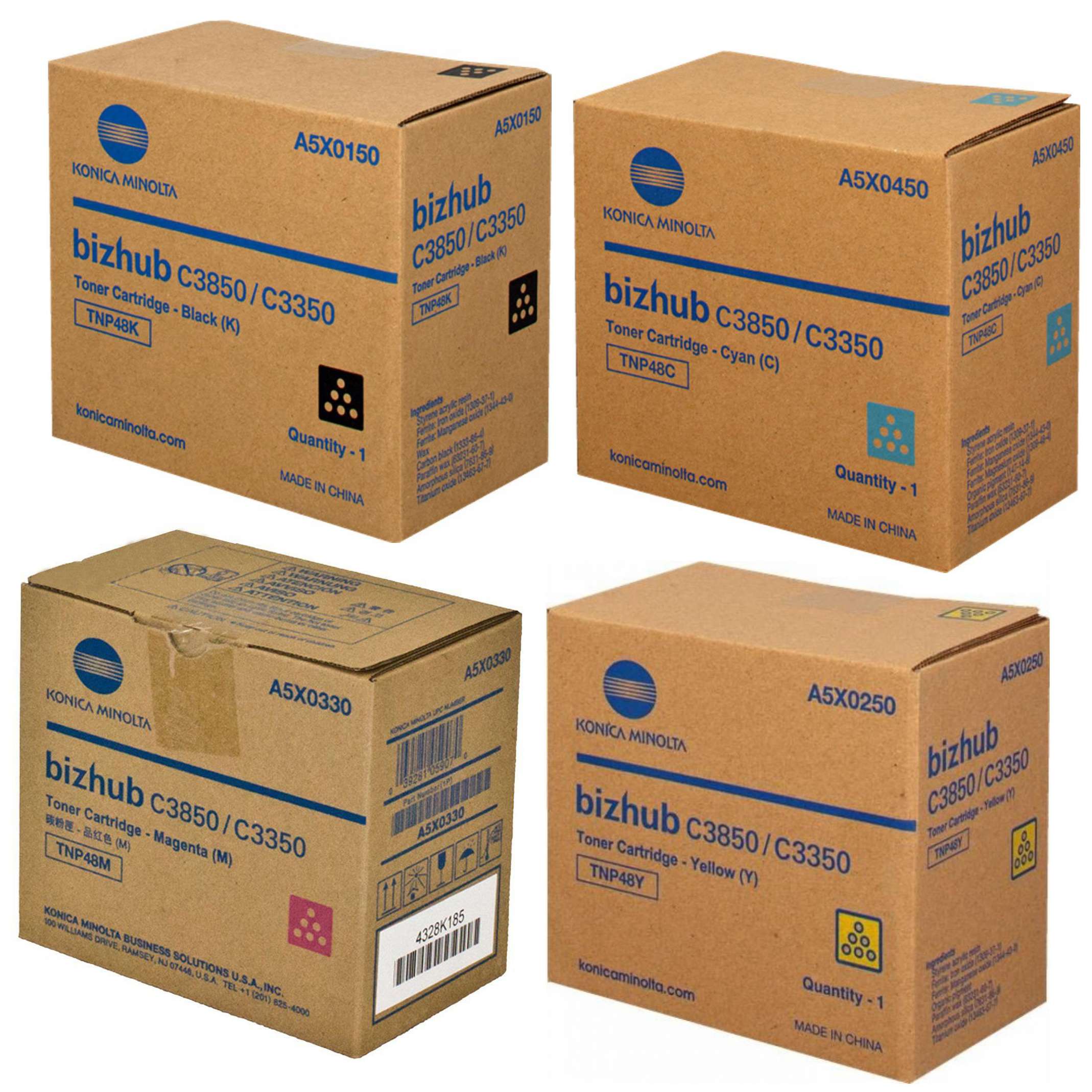 Juego de 4 Toner Konica