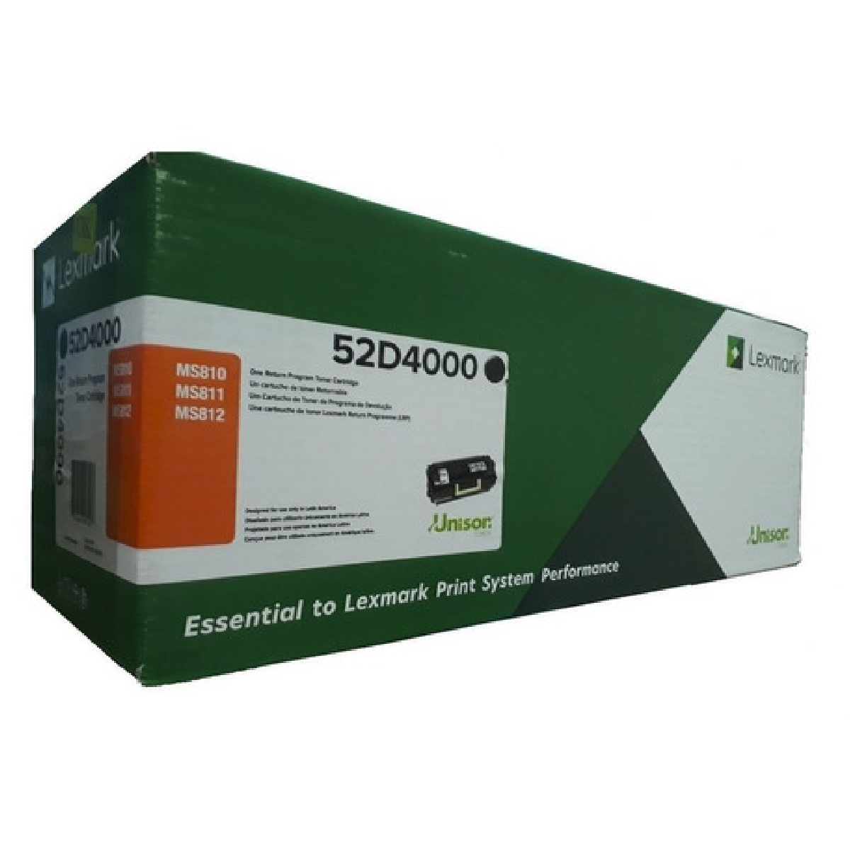 Toner Lexmark 52D4000 Negro