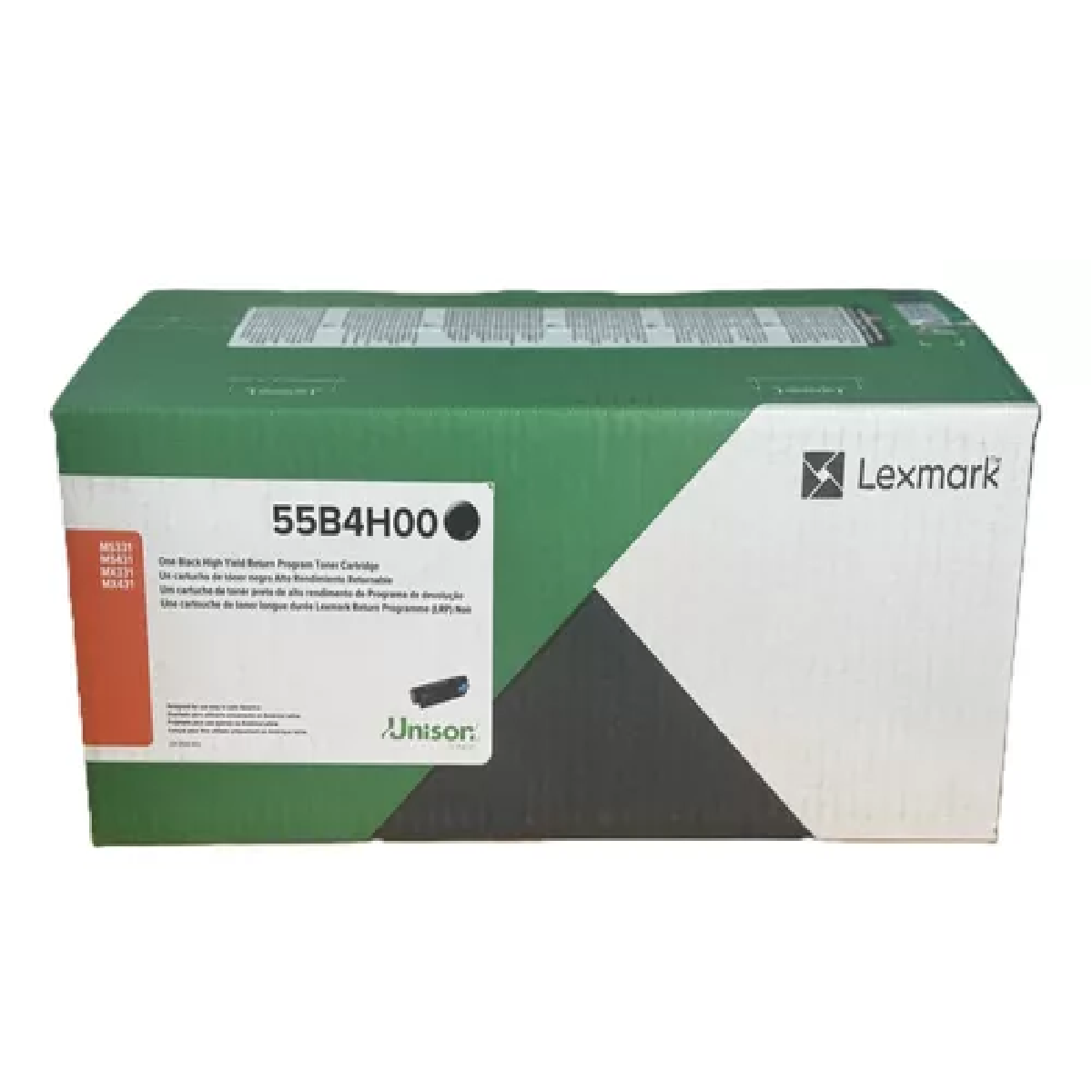 Toner Lexmark 55B4H00 Negro