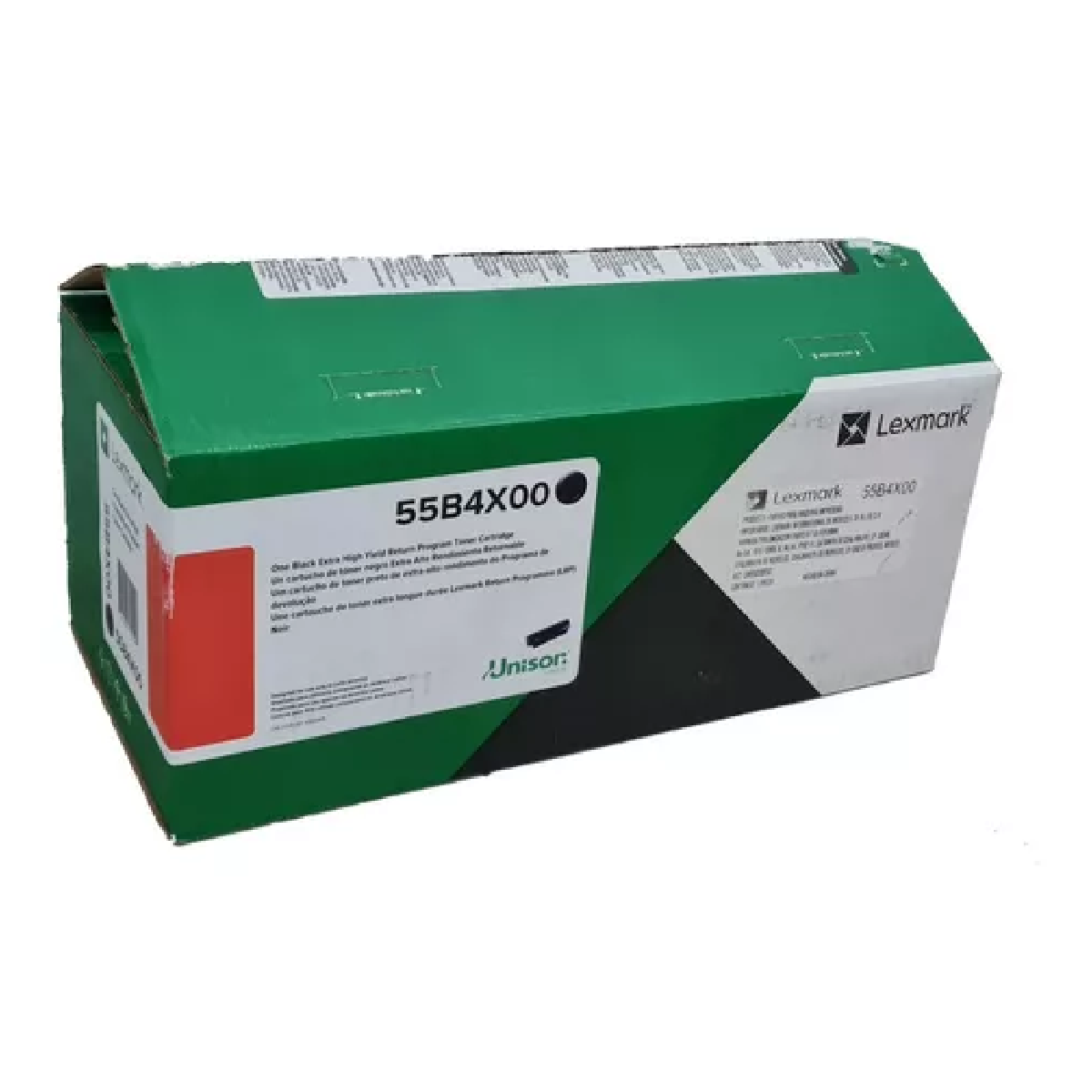 Toner Lexmark 55B4X00 Negro