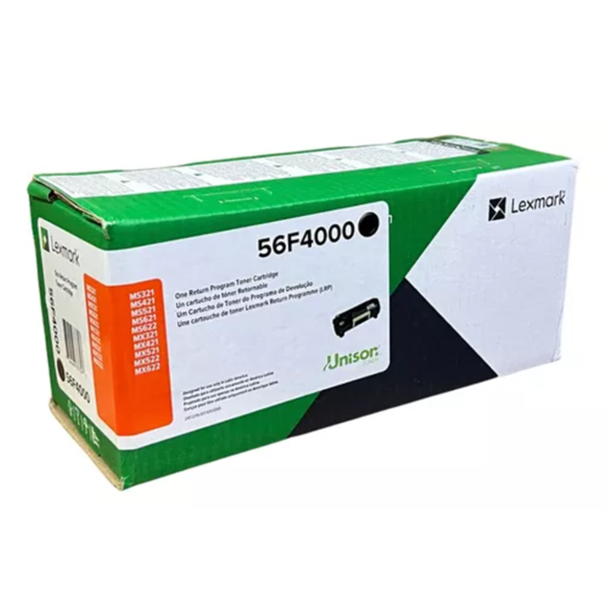 Toner Lexmark 56F4000 Negro