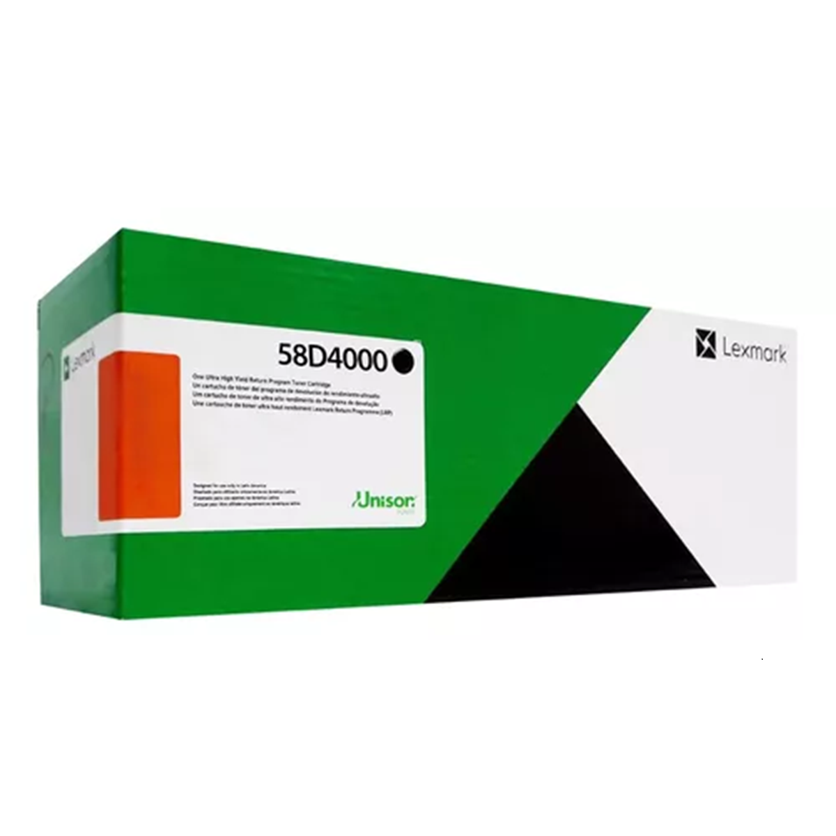 Toner Lexmark 58D4000 Negro