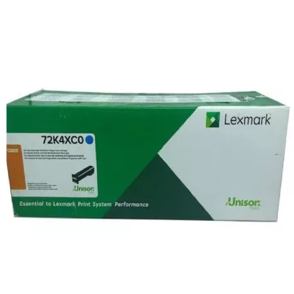 Toner Lexmark 72K4XC0 Cian