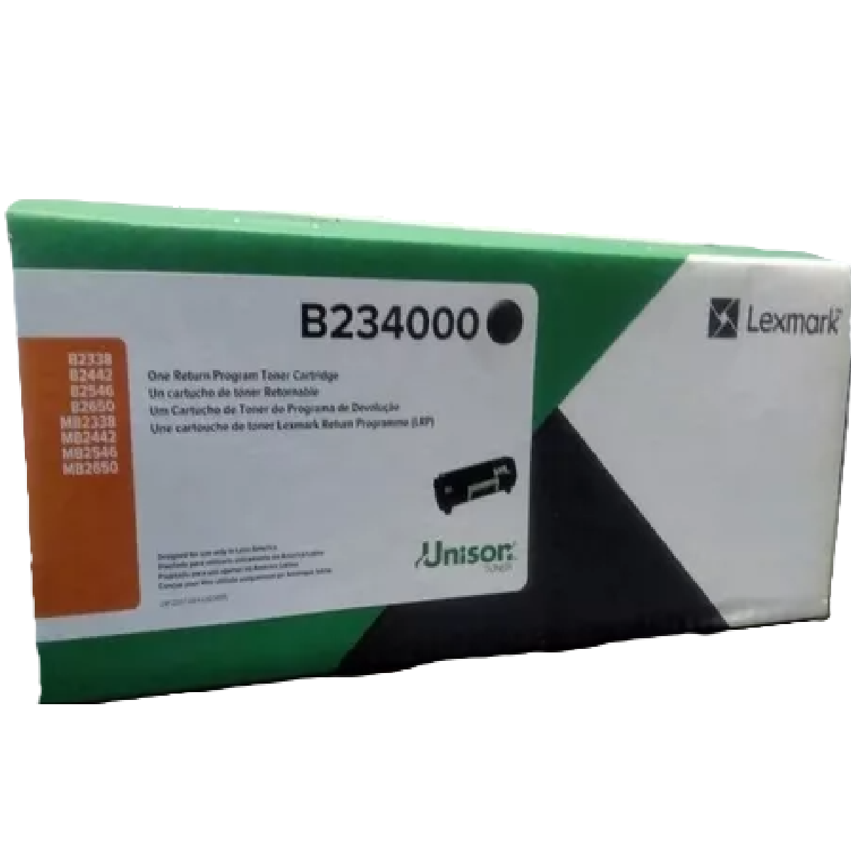 Toner Lexmark B234000 Negro