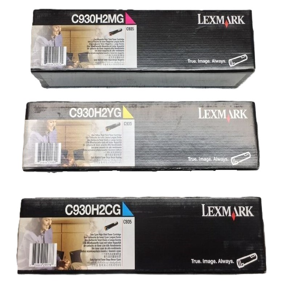Juego Toner Lexmark C930H 3 Colores
