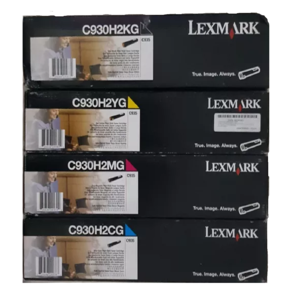 Juego Toner Lexmark C930H 4 Colores