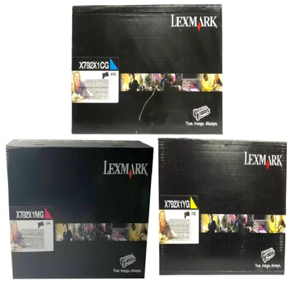 Juego Toner Lexmark 792X 3 Colores