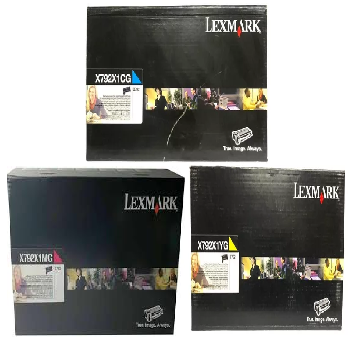 Juego Toner Lexmark 792X 3 Colores