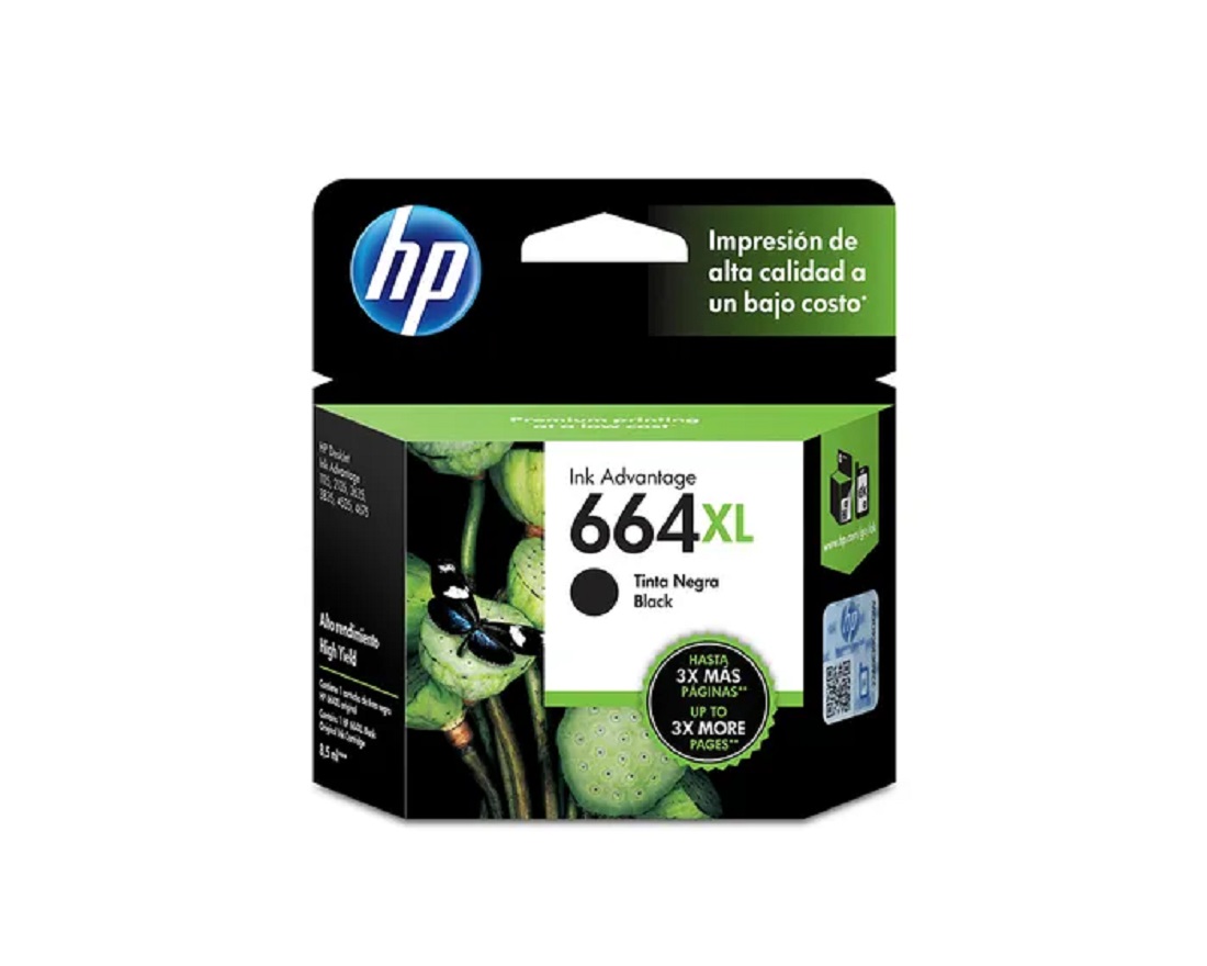 Cartucho Original Negro HP 664XL (F6V31AL) DeskJet