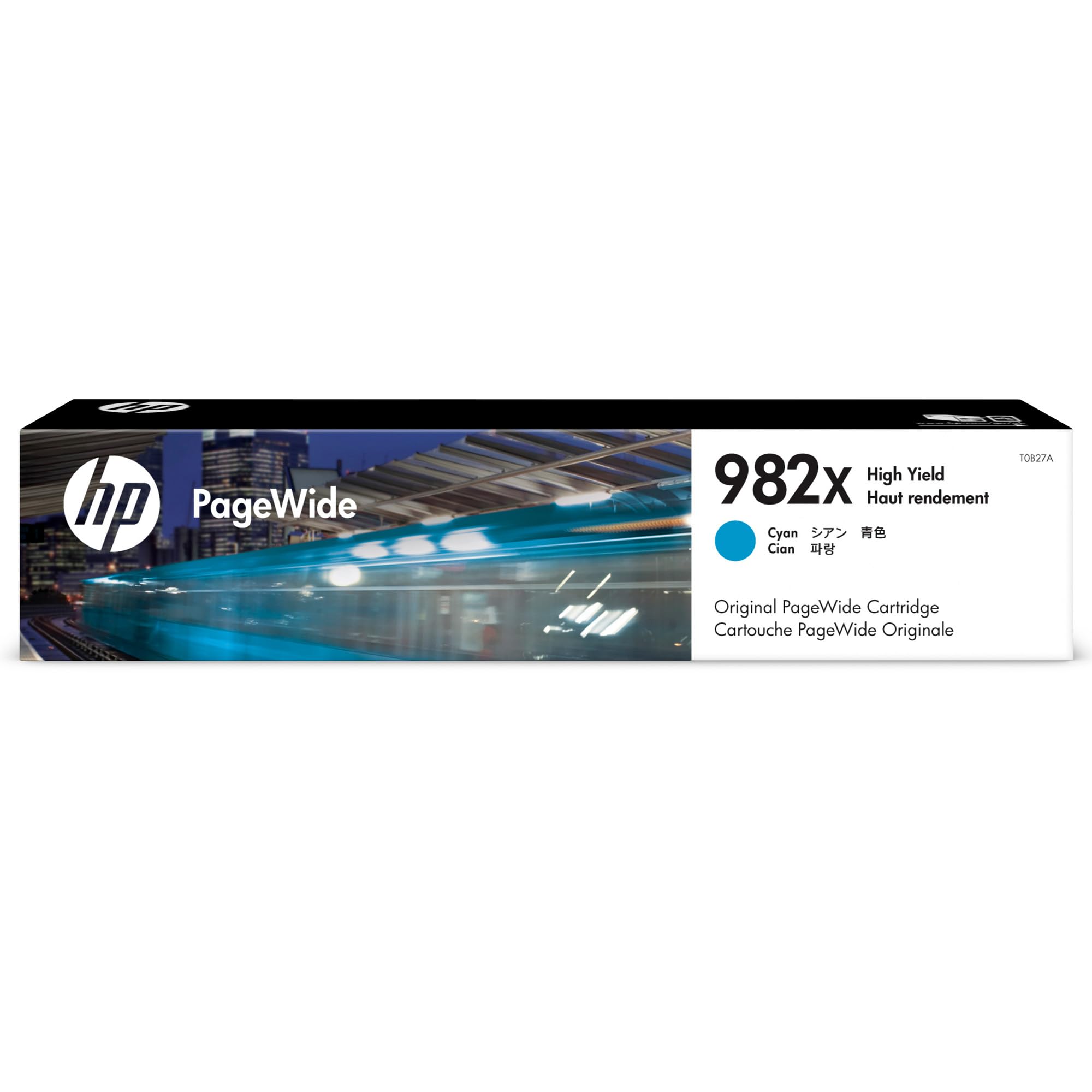 Cartucho Original Cian HP 982X (T0B27A) Alto Rendimiento PageWide