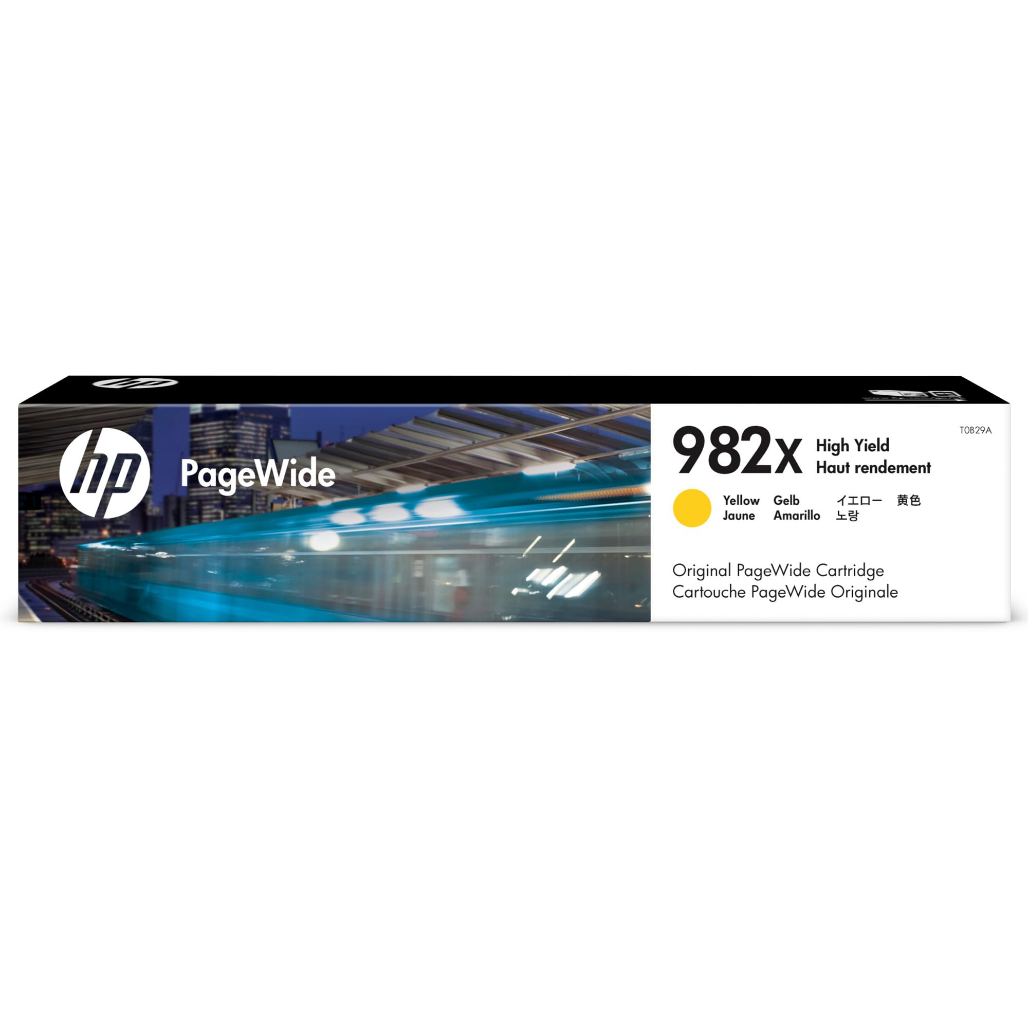 Cartucho Original Amarillo HP 982X (T0B29A) Alto Rendimiento PageWide