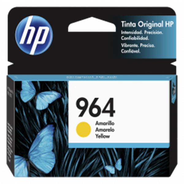 Cartucho de Tinta Amarilla Original HP 964 (3JA52AL) LAR