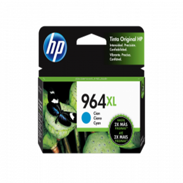 Cartucho de Tinta Cian Original HP 964XL (3JA54AL) LAR