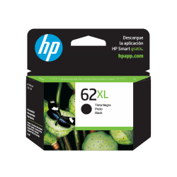 Cartucho de Tinta Negra Original HP 62XL (C2P05AL)