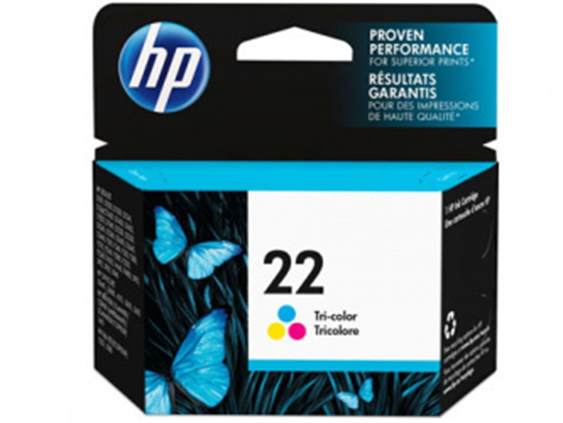 Cartucho de Tinta Tricolor Original HP 22 (C9352AL) LAR