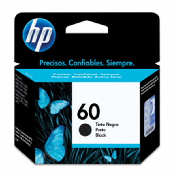 Cartucho de Tinta Negra HP 60 (CC640WL) LAR