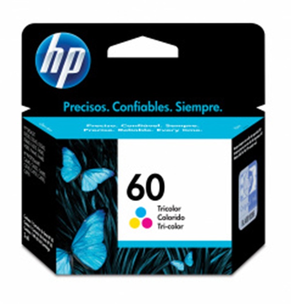 Cartucho de Tinta TricolorOriginal HP 60 (CC643WL) LAR