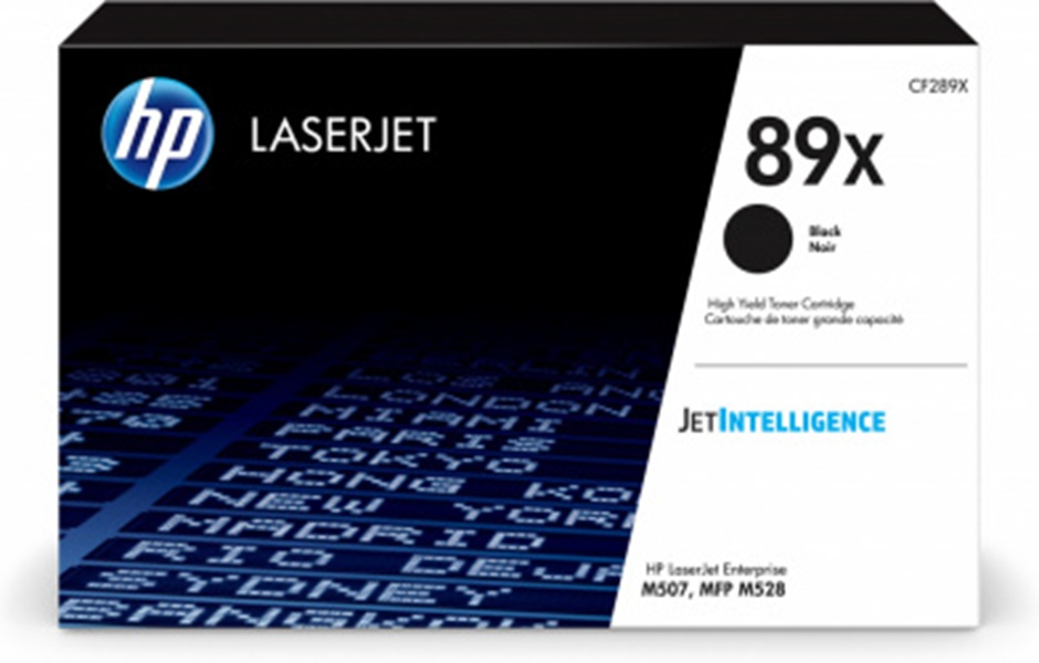 Cartucho de Tóner Negro Original HP 89X (CF289X) para LJ