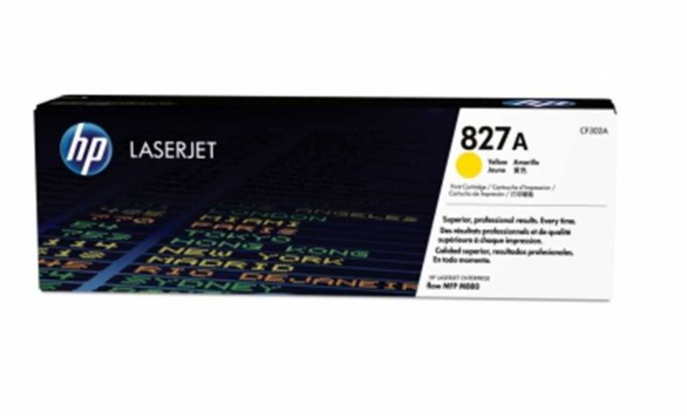 Cartucho de Tóner Amarillo Original HP 827A (CF302A) para LJ