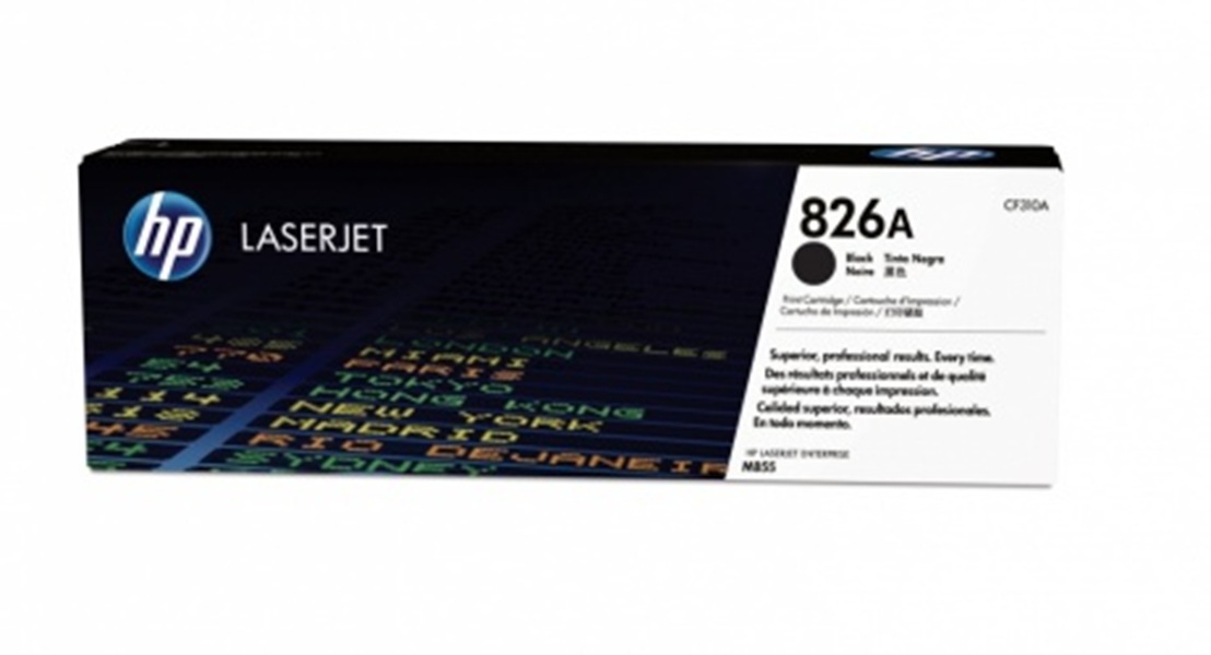 Cartucho de Tóner Negro Original HP 826A (CF310A) para LJ