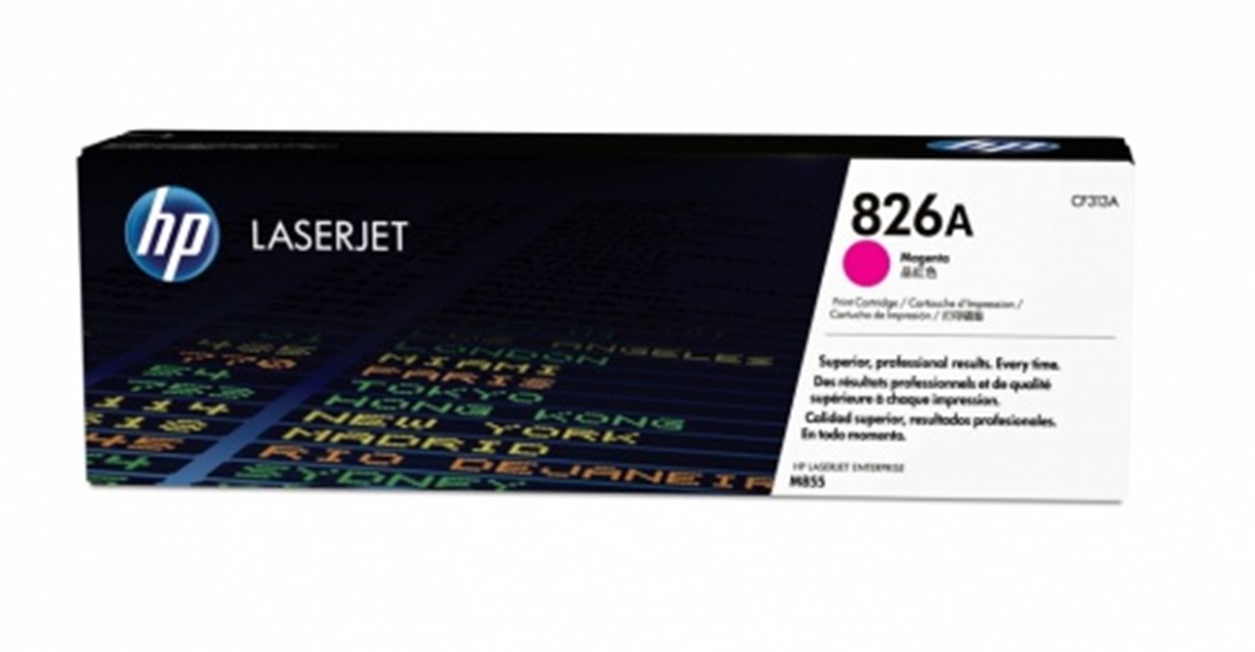 Cartucho de Tóner Magenta Original HP 826A (CF313A) para LJ