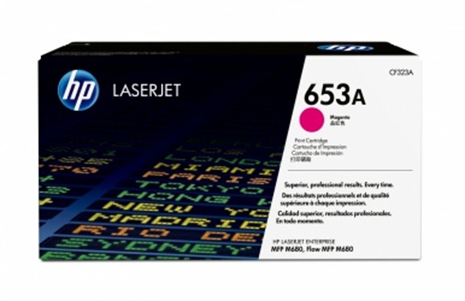 Cartucho de Tóner Magenta Original HP 653A (CF323A) para LJ