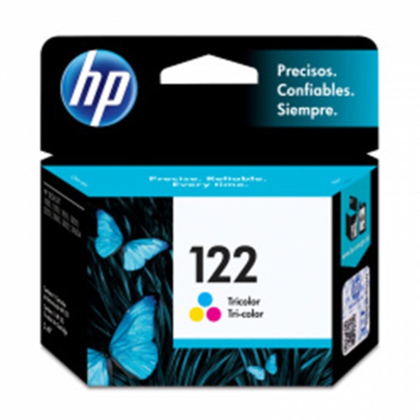 Cartucho de Tinta Tricolor Original HP 122 (CH562HL)