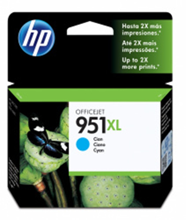 Cartucho de Tinta Cian Original HP 951XL (CN046AL) Officejet