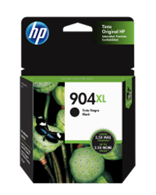 Cartucho de Tinta Negra Original HP 904XL (T6M16AL)