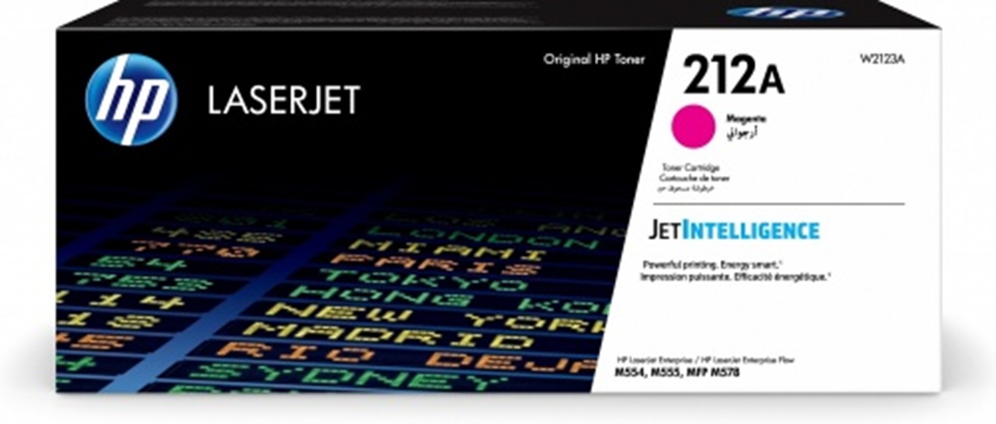 Cartucho de Tóner Magenta Original HP 212A (W2123A) para LJ