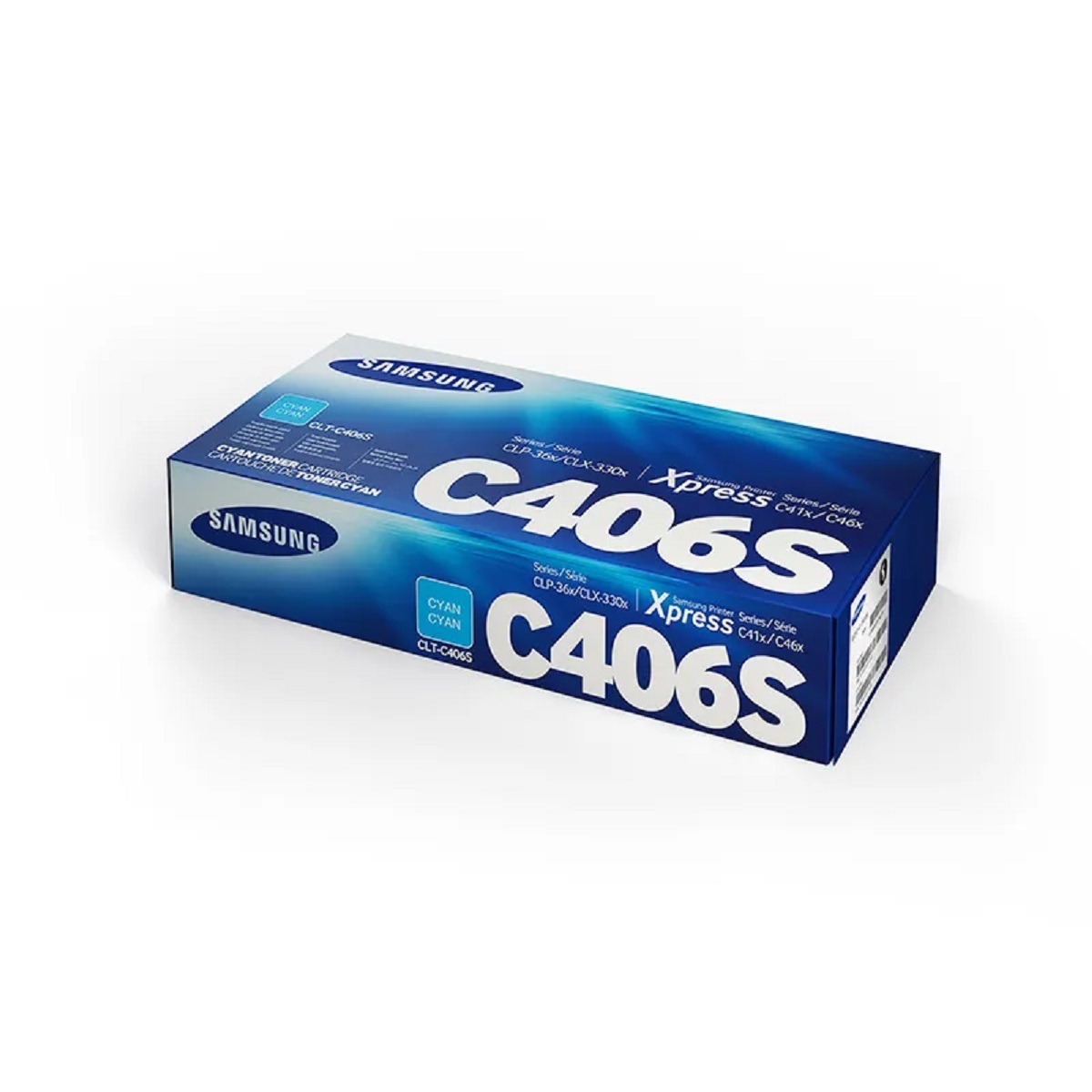 Cartucho de Tóner Samsung CLT – C406S Cian 1,000 Páginas, Original