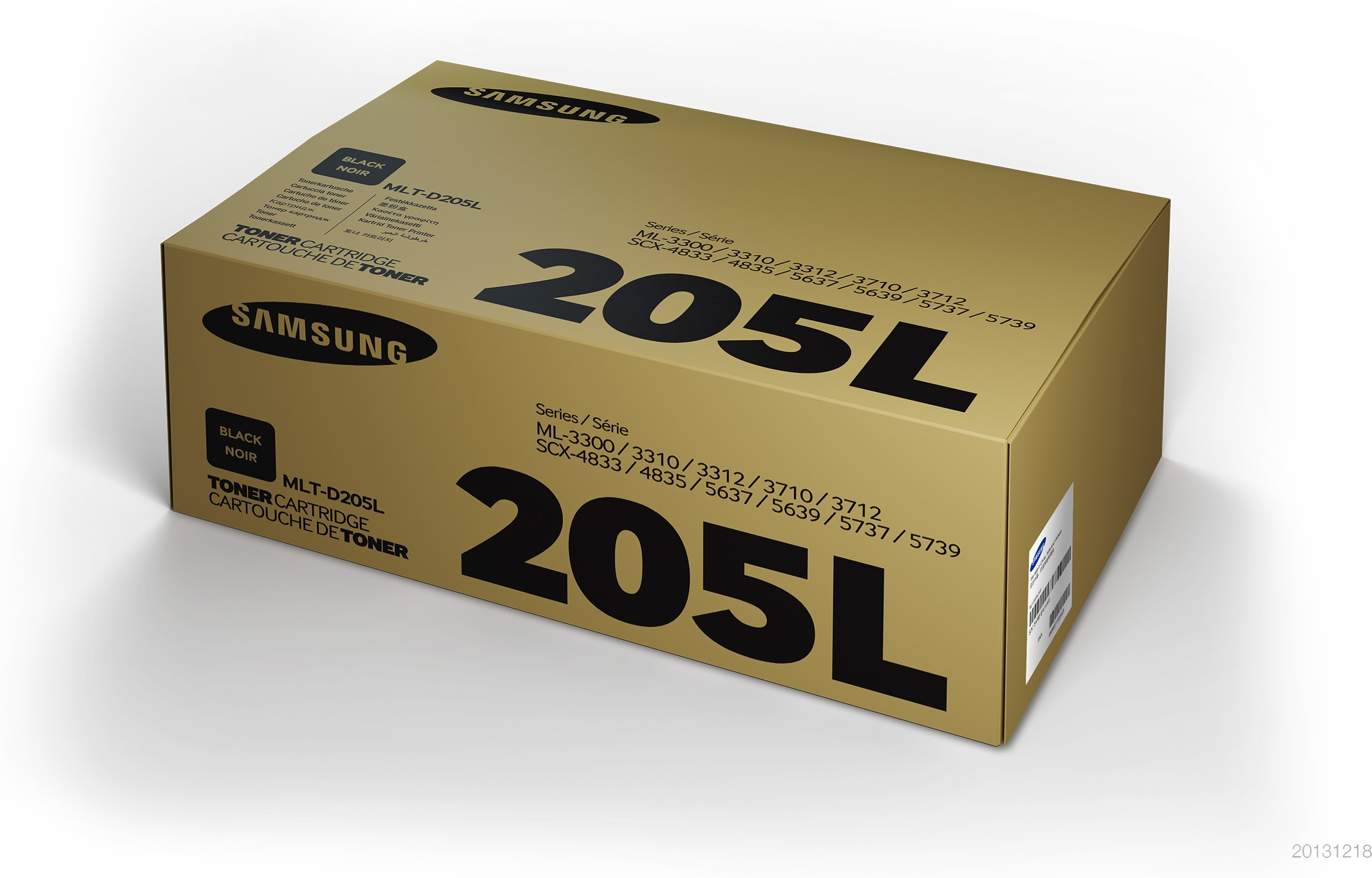 Cartucho de Tóner Samsung MLT – D205L Negro 5,000 Páginas Alto Rendimiento, Original
